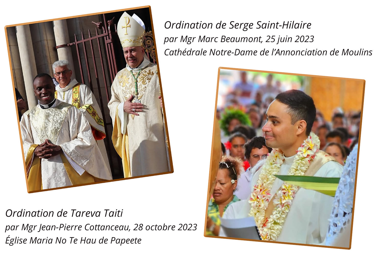 ordinations de Serge et de Tareva